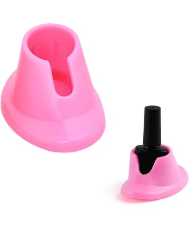 Miaija 2Pieces Nail Polish Bottle Stand Pink Nail Polish Bottle Holder Nail Art Salon Nail Art Supplies for Nail Art Organizer Manicure Tools - Buy Online on GoSupps.com