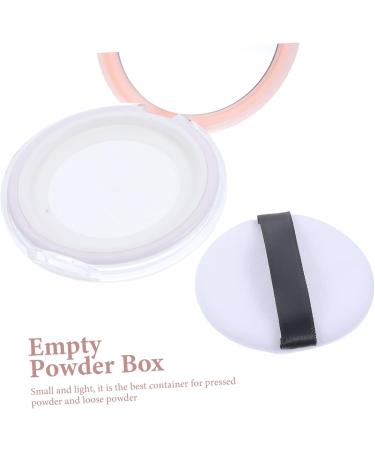 Healeved 6 Pcs Loose Powder Box Refillable Powder Puff Makeup Puffs Plastic Travel Storage Box Pink Take Pinkx3pcs 7.5x7.5cmx3pcs - Buy Online on GoSupps.com