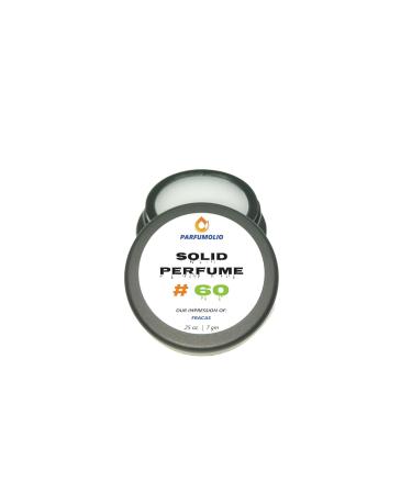 Solid Perfume #60 Inspired by Fracas Women's Portable Non-Spill Fragrance Concentrated Long Lasting 7gm / 0.25 oz - Buy Online on GoSupps.com