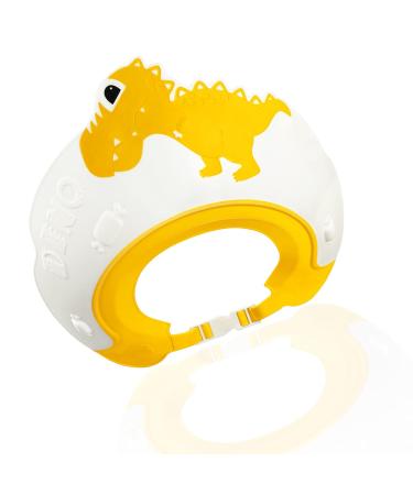 Baby Shower Cap - Yellow Toddler Bath Visor for Hair Washing Shield - Buy Online on GoSupps.com