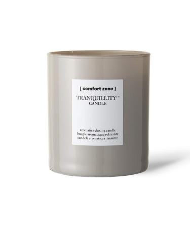 Comfort zone calm candle - 280g - notes of vanilla rose cedar wood - holds 55 hours - for well -being and relaxation - vegans suitable - free of synthetic fragrance