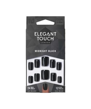 Elegant Touch Midnight Black Black 24 Count (Pack of 1)