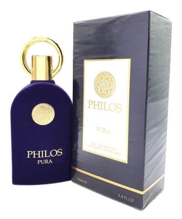 Maison Alhambra Philos Pura for Men - 3.4 oz EDP Spray Fresh 3.4 Fl Oz (Pack of 1) - Buy Online on GoSupps.com
