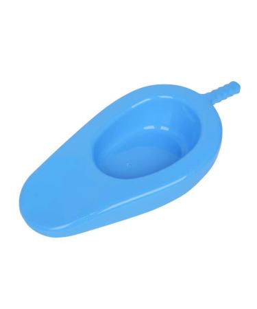 NEDLON Portable Bed Pans for Unisex Easy to Clean Bedpans with Handle Comfortable Potty for Pregnant Women Elderly Females Blue