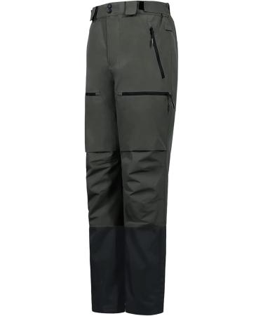 Pioneer Camp Men's Ski Pants XL - Gray Lined Suspenders for Snowboarding & Skiing | Outdoor Winter Wear - Buy Online on GoSupps.com