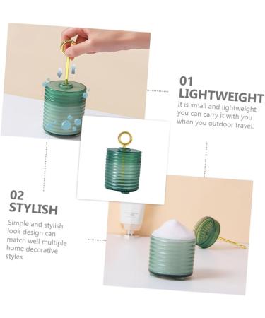 Mikinona 1pc Mousse Frother Bubble Foam Maker Cleansing Foaming Lotion Dispenser Foaming Soap Dispenser Foam Body Wash Marshmallow Maker Bubble Soap Foam Dispenser Portable Soap Pp 12.7x7.5cm Green - Buy Online on GoSupps.com