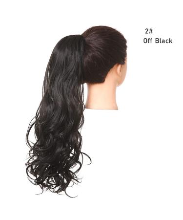Shadow Curly Hair Ponytail Extensions - 26 Claw Clip-In Wavy Synthetic Hair Piece in Blonde & Pink for Afro Styles | International Shipping Available - Buy Online on GoSupps.com