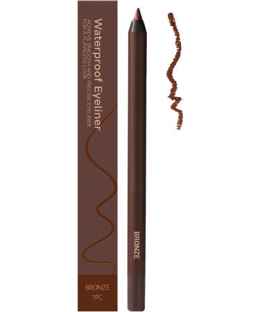 Eyeliner Pencil | Dual Function 24-Hour Waterproof Sharpener | Waterproof Long-Lasting Eyebrow Pencil Beauty Makeup for Everyday Wear Dates and Birthdays - Buy Online on GoSupps.com