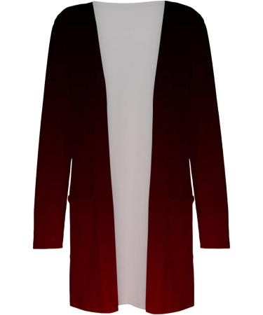 Long Shirt Outerwear Top Thin Warm Knitted Coat Women's Blouse V-Neck Shirt Tunic Long Women's Tunic Women's Shirt Casual Checked Shirt Women's Winter Chunky Knit Jacket H-red XXL - Buy Online on GoSupps.com