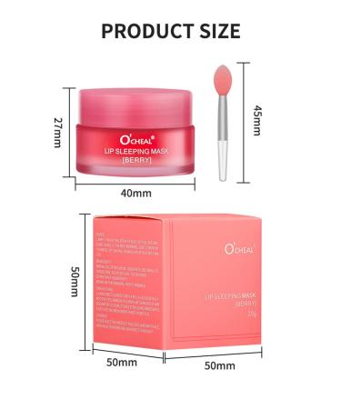 O CHEAL Lip Sleeping Mask - Moisturizing Anti-Aging Lip Balm for Nighttime Repair | International Shipping - Buy Online on GoSupps.com