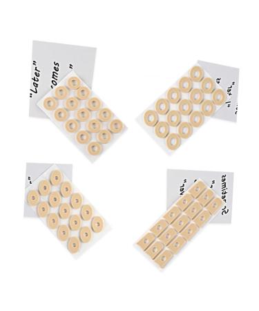 PLAFOPE Set Corn Stickers Toe Cushions for Shoe Stickers Moleskin for Bunions Toe Pads for Corns Foot Care Cushions Feet Pads for Heels Remover Pads Adhesive Heel Pads Toe Paster