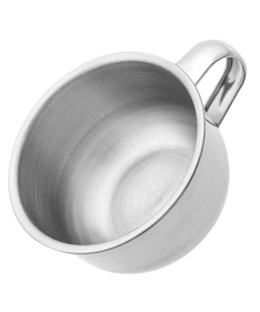 Beaupretty Sausage bowl soap for razor cup men gifts soap bowl shaving shaving shaving soap shell Razor -brush cup foam soap roof hair soaps holder stainless steel round man