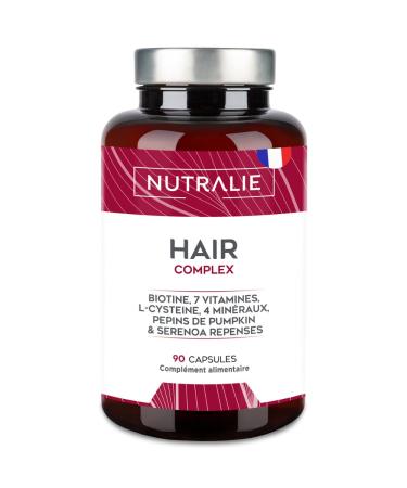 Very Fast Hair Growth – Anti-Loss + Vitamin Hair – [Price 2022] Biotin + Zinc + L-Cystine – Growth & Strengthening Cure – Women and Men – High Dose Biotin – 90 Capsules Nutralie