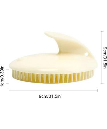 Plsyyuw Hair Washing Brush - Portable Shampoo Massager for Men & Women | Soft Teeth for All Hair Types - Buy Online on GoSupps.com