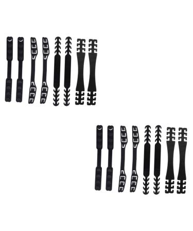 CLISPEED 16 pcs hearing protection bracket buckle extension cable