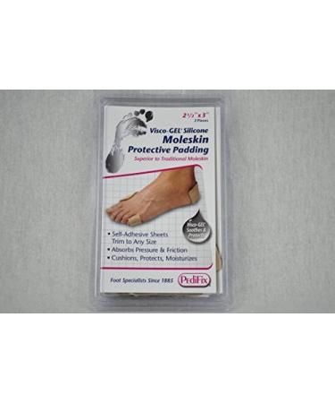 PediFix Visco-GEL Moleskin Protective Padding - 2.5 x 3