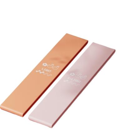 Hip Circle Elastic Band Fitness Men and Women Elastic Circle Yoga Resistance Band Training Hip Pink10lb.+Orange15lb.