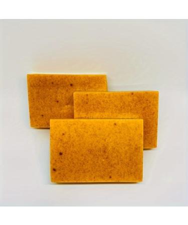 Natural Lemon Turmeric Soap Bar - Organic Face & Body Wash for Glowing Skin Deep Cleansing & Pore Firming Even Skin Tone (1pc - Buy Online on GoSupps.com