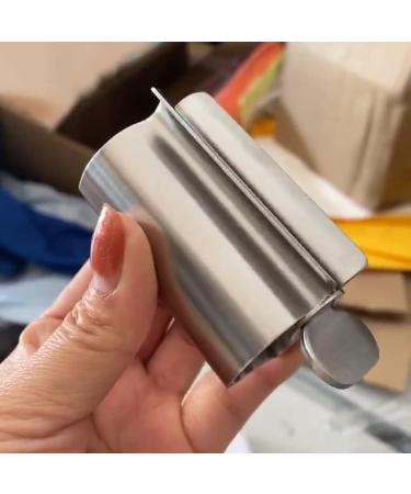 Tube Toothpaste Squeezer Toothpaste Squeezer Stainless Steel Toothpaste Squeezer Rolling Tube Toothpaste Squeezer Metal Tube Squeezer Toothpaste Seat Holder Stand For Bathroom Kitchen Stainless Steel - Buy Online on GoSupps.com