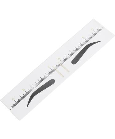 Disposable Eyebrow Stencil Ruler with Adhesive Easy to Use Microblading Template for Eyebrow Shape Design - Buy Online on GoSupps.com
