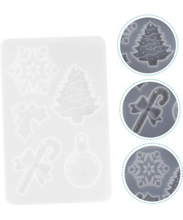 NUOBESTY 2pcs Tag Pendant Silicone Mold Silicone Earring Reverse Mould Key Chain Accessories White - Buy Online on GoSupps.com