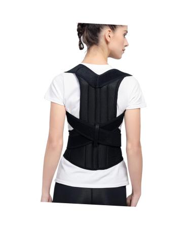 Buy Healifty Adjustable Straps Lumbar Support Posture Brace for Men & Women - XXL Black - Best Support Belt for Improved Posture & Comfort - Buy Online on GoSupps.com