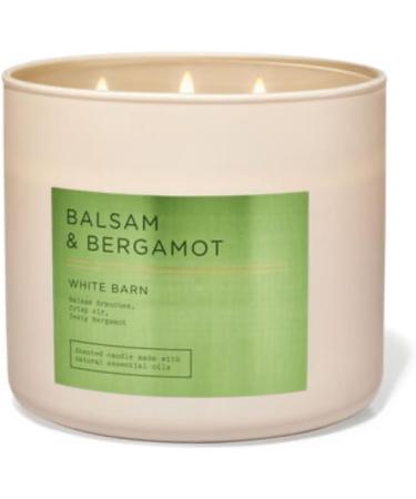 White Barn BALSAM & BERGAMOT 3-Wick Candle 14.5 Ounce
