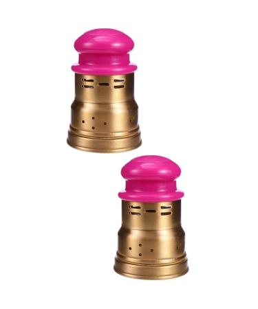 Homsfou 2 sets Moxibusion-Box Mini-MoXA-Pot holder for Moxa cone holders Moxibusion-case Moxa gear holder Body holder Moxibustion Device Ai-Box copper 9x6.5cmx2Pcs goldenx2st