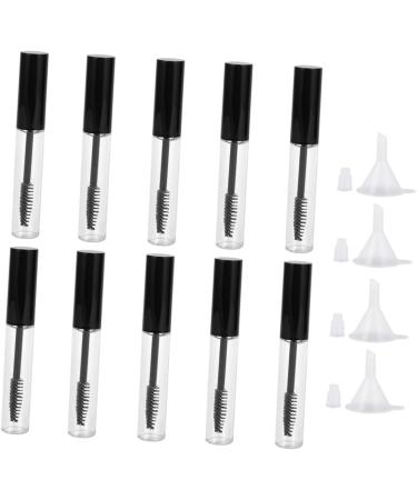 NOLITOY 20 pcs DIY Cream Made Containers Empty Self Lid Mascara Lids Oil Growth Refillable with 1 ml (Pack of 1) Blackx2pcs - Buy Online on GoSupps.com