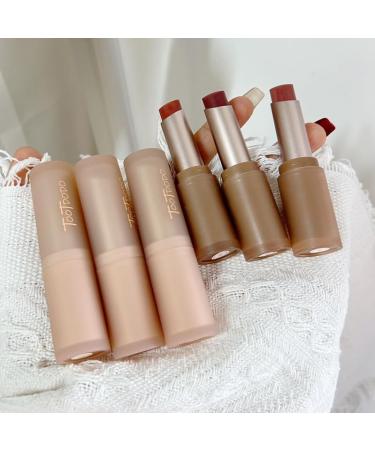 6 Multi-Color Velvet Lipsticks - Long-Lasting Non-Stick Soft Matte Nude | Air Mist Formula for All-Day Wear - Buy Online on GoSupps.com
