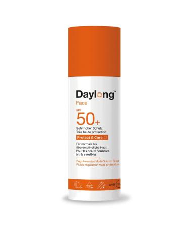 Daylong Protect & Care Cr me Solaire Fluide SPF50+ Visage et corps Base maquillage quotidien Hydratation 24h 50ml Protect & Care SPF50+