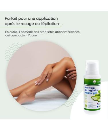 100% Organic Pure Aloe Vera Gel/Aloe Vera acne cream after sun healing/Aloe Vera Gel after hair removal shaving/Moisturizing cream mosquito repellent/Organic Aloe Vera Gel for face and body. - Buy Online on GoSupps.com