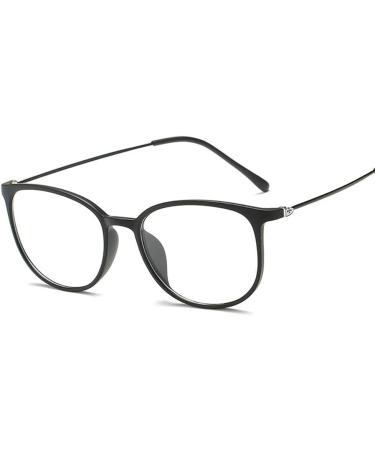 Koosufa Classic Retro Nerd Glasses for Women & Men | Round Panto Frames | Vintage Matt Black Fake Glasses with Case - Buy Online on GoSupps.com