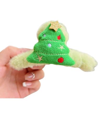 xbiez Plush Hair Claw Clip for Kids Adult Christmas Festival Party Hairclip Girl Hair Barrettes Crab Hair Clip Party Headdress Blue santa claus - Buy Online on GoSupps.com