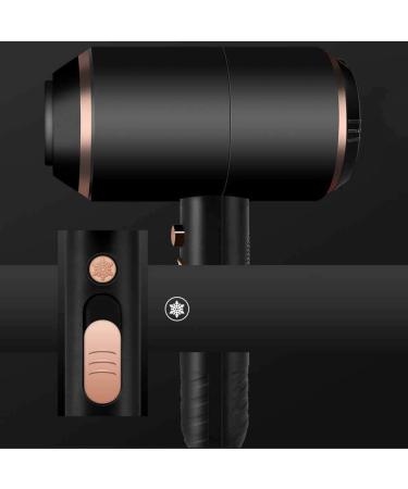 Professtional Hair Dryer Portable Hair Dryer Ionic Hair Dryer 2000W Hot and Cold Blow Dryer with 2 Replaceable Nozzles 3 Speeds Cool Button Low Noise Lightweight for Home Use Travel Blue - Buy Online on GoSupps.com
