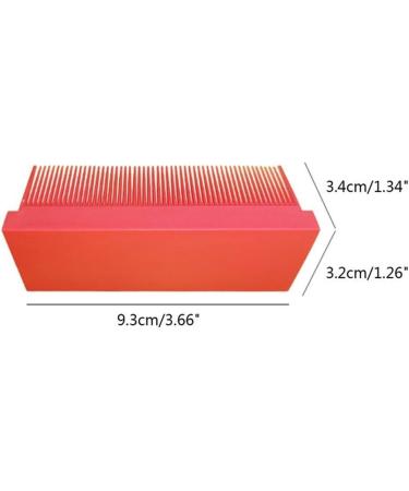 Hair Straightener Comb - Pink Barber Straightening Brush & Styling Attachment for Flat Iron | International Shipping Available - Buy Online on GoSupps.com