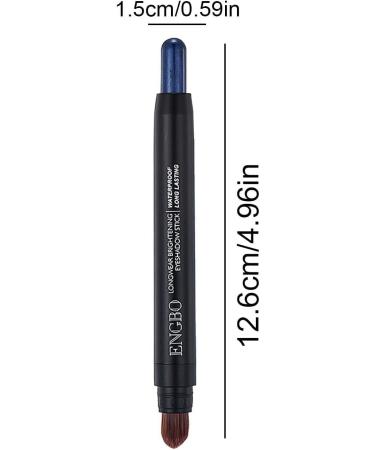 Eye Brightener Stick - Matte Shimmer Double Head Eye Shadow Crayon Brightener Makeup Eyeshadow Stick Waterproof Eye Makeup for Women Girls Pochy 08 - Buy Online on GoSupps.com