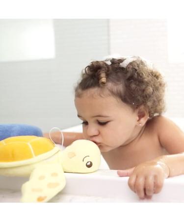 Kids Turtle Exfoliating Bath Scrub - SoapSox Soft Animal Toy Wash Cloth Sponge for Babies & Children - Buy Online on GoSupps.com