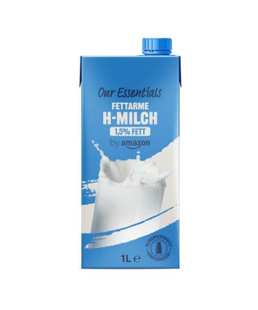 by Amazon Low-fat UHT milk 1.5% fat 1L 1l (1-pack)