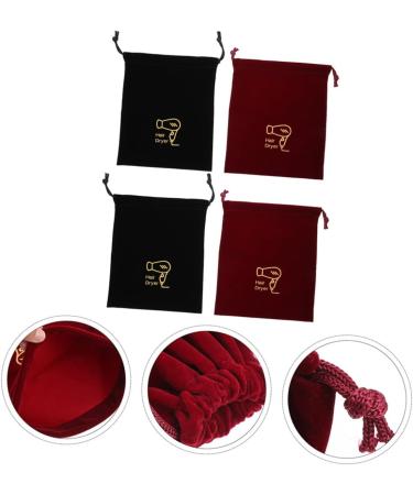 VINTORKY 4pcs Storage Bag Drawstring Hair Dryer Bag Blow Dryer Travel Bag Hair Tools Travel Bag Fabric - Buy Online on GoSupps.com