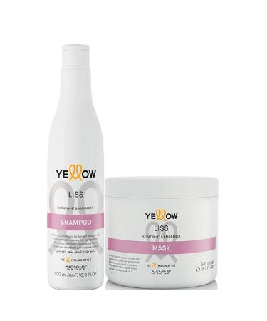 Alfaparf Yellow Liss Shampoo + Flawless Smooth Mask Kit