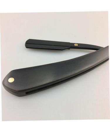 Fomiyes Men's Razor - Portable Wooden Handle Barber Razor | High-Quality Metal Manual Hair Removal Tool - Buy Online on GoSupps.com