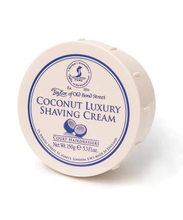 Taylor of Old Bond Street Shaving Cream Bowl Coconut 5.3 Ounce 01016 - Buy Online on GoSupps.com