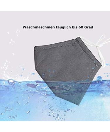 Buy MBW Blue Protective 3-Layer Reusable Cotton Face Masks - Comfortable Mouth & Nose Mask for International Shipping - Buy Online on GoSupps.com