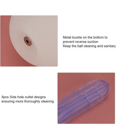150ml Silicone Anal Shower Enema for Women | Reusable Vaginal Cleaner - White Silicone Ball Design - Buy Online on GoSupps.com