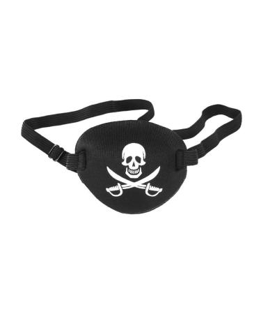 Pirate Skull Crossbone Eye Patch for Halloween - 1pc - Buy Online on GoSupps.com