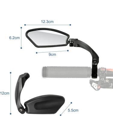 HD Bicycle Rearview Mirror - Adjustable 360 Left Handlebar Mirror for e-Bikes Foldable Bikes & E-Scooters - Shop Internationally - Buy Online on GoSupps.com