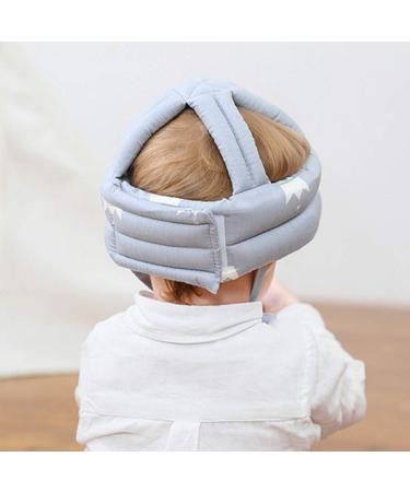 360 Anti-Collision Baby Helmet - Shockproof Head Protection for Infants & Toddlers (6-36 Months) - Adjustable Cotton Cap in Gray - Buy Online on GoSupps.com