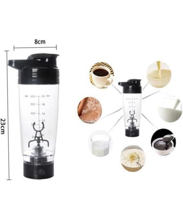 Garneck Shaker lectrique Portable 600 Ml Noir Mixeur Bouteille Shaker Tornade Sans Batterie Pour M lange Prot ines Fitness Voyage - Buy Online on GoSupps.com