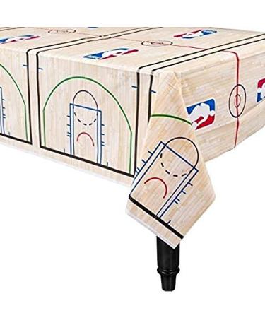 Spalding Basketball Table Cover - 54" x 102", 1 Pc